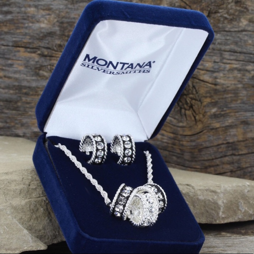 Montana Silversmiths necklace and earrings